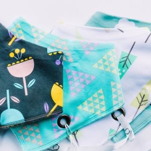 Fall Forest 4pk - Dribble Bibs w/ Chewy Clip